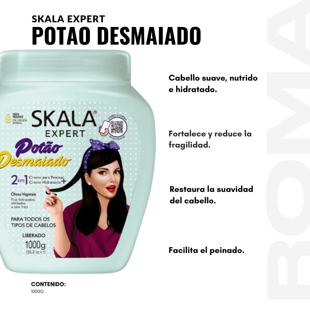 CREMA TRATAMIENTO CAPILAR SKALA PELO DESMAIADO