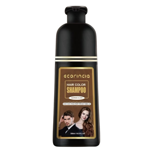 SHAMPOO TINTE 500ML ECORINCIA – MARRÓN CLARO