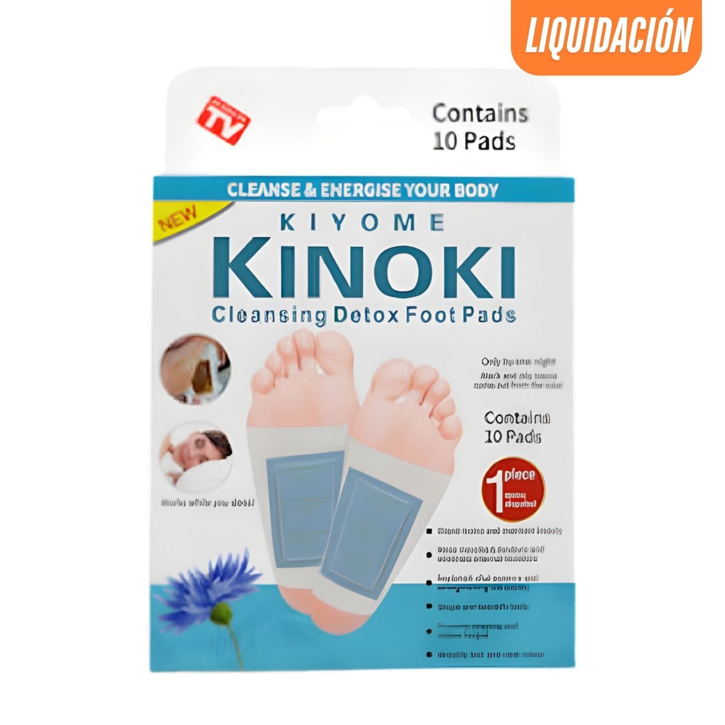 PARCHE DE CORNFLOWERS PARA PIES - KINOKI