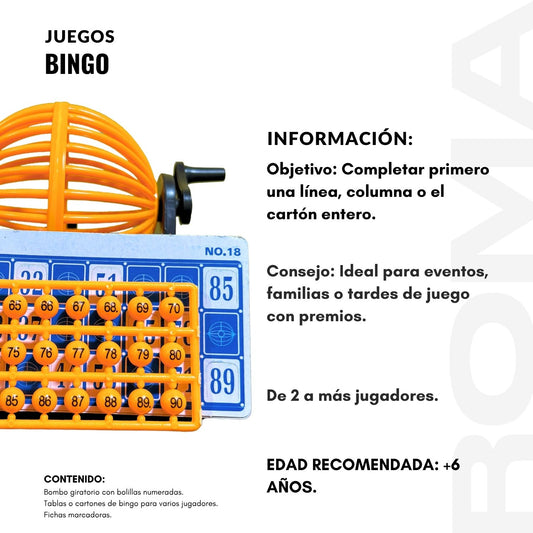 BINGO – JUEGO DE MESA
