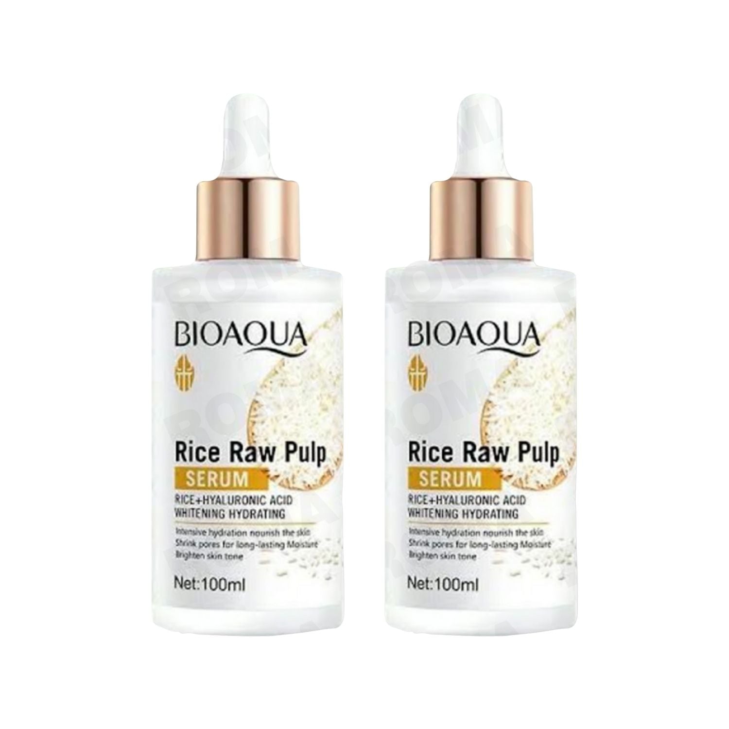 SERUM DE ARROZ CON ÁCIDO HIALURONICO BIOAQUA 100ML