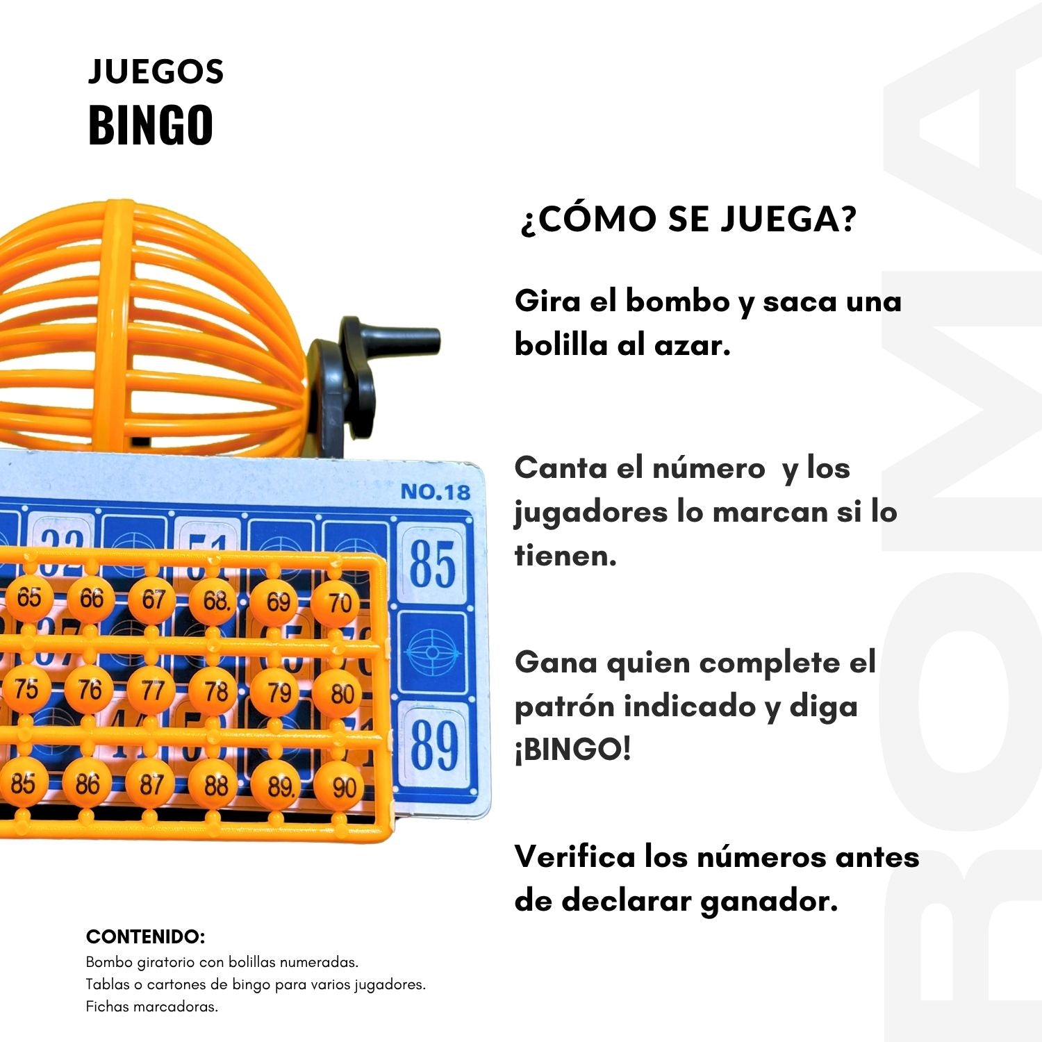 BINGO – JUEGO DE MESA