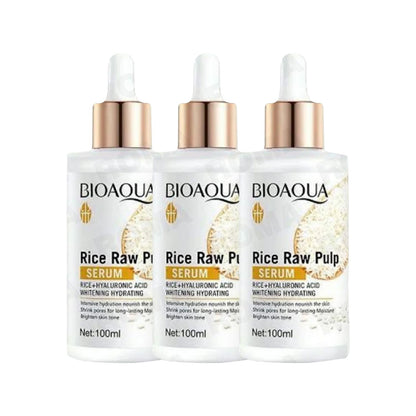 SERUM DE ARROZ CON ÁCIDO HIALURONICO BIOAQUA 100ML