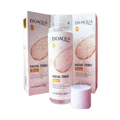 TÓNICO FACIAL DE ARROZ BIOAQUA 120ML