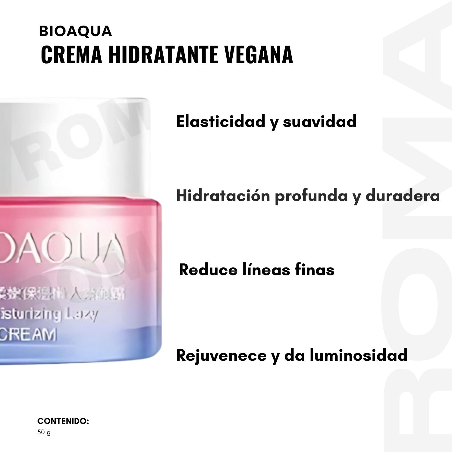 CREMA HIDRATANTE VEGANA V7 BIOAQUA 50G