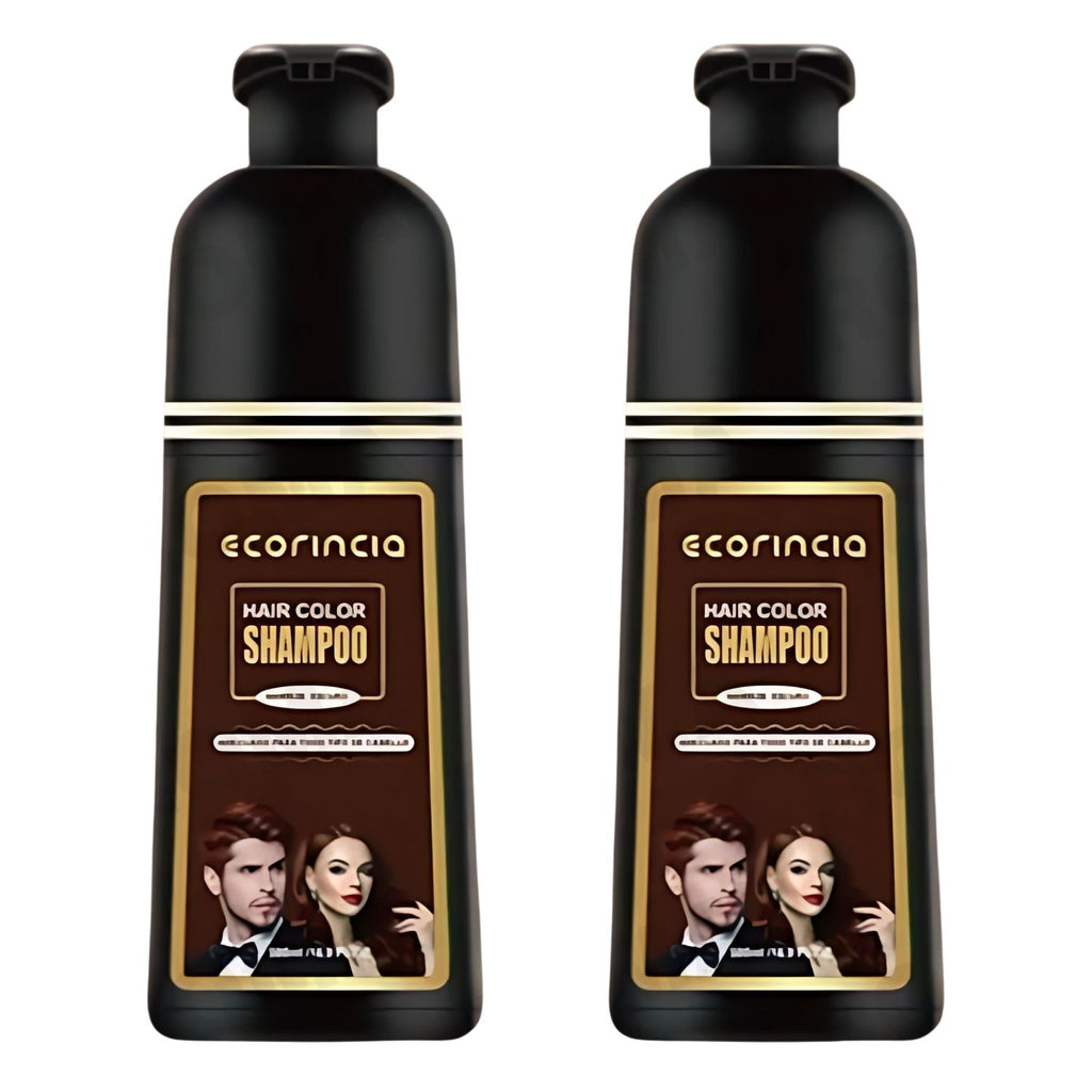SHAMPOO TINTE 500ML ECORINCIA – MARRÓN OSCURO
