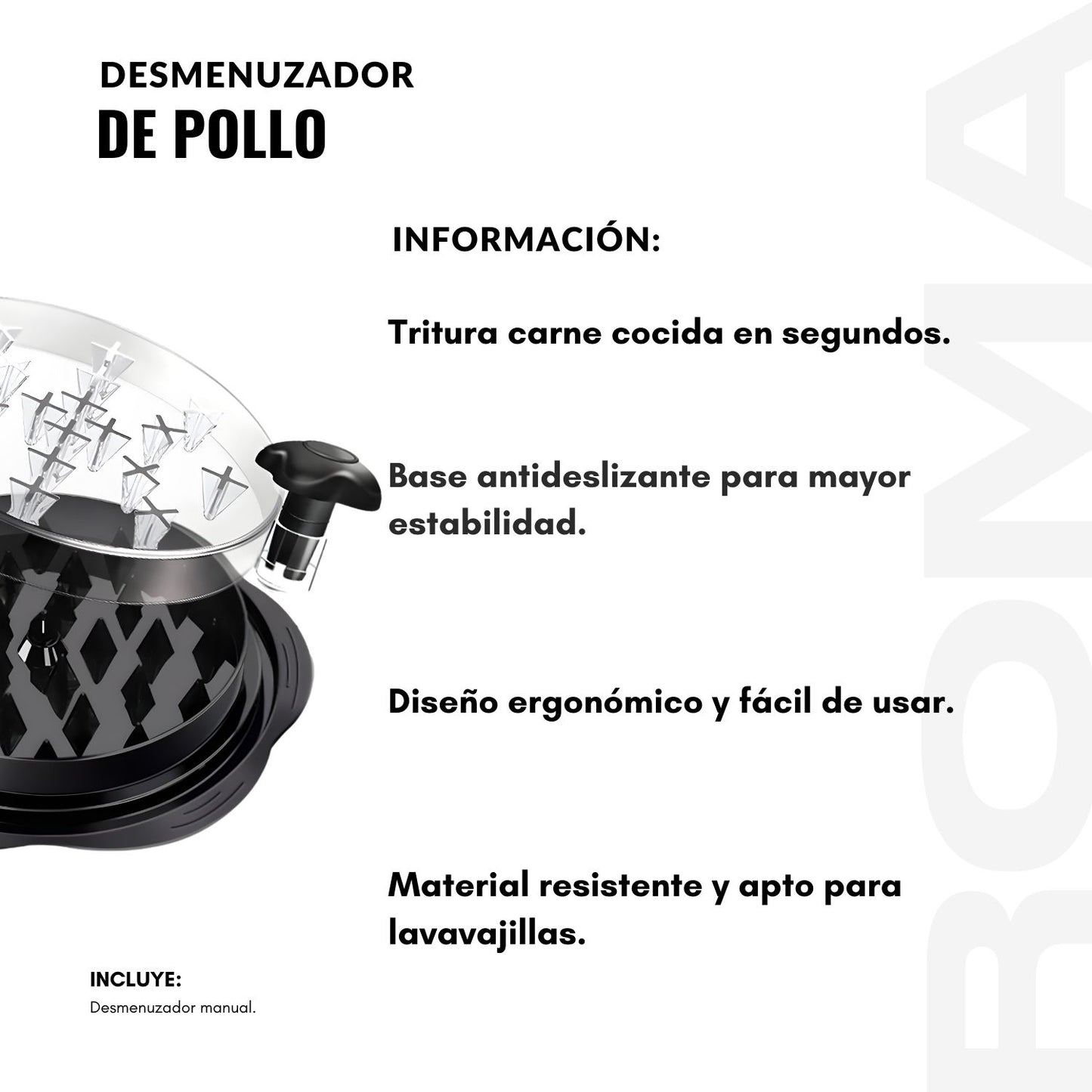 DESMENUZADOR DE POLLO