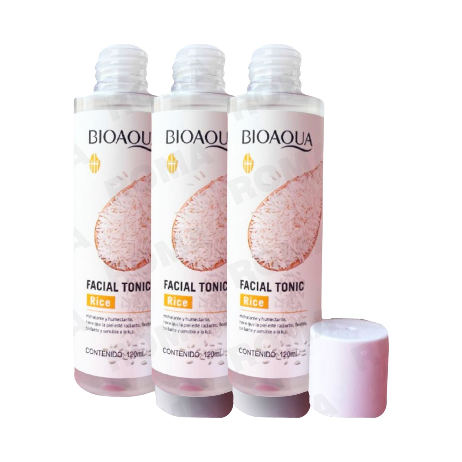 TÓNICO FACIAL DE ARROZ BIOAQUA 120ML