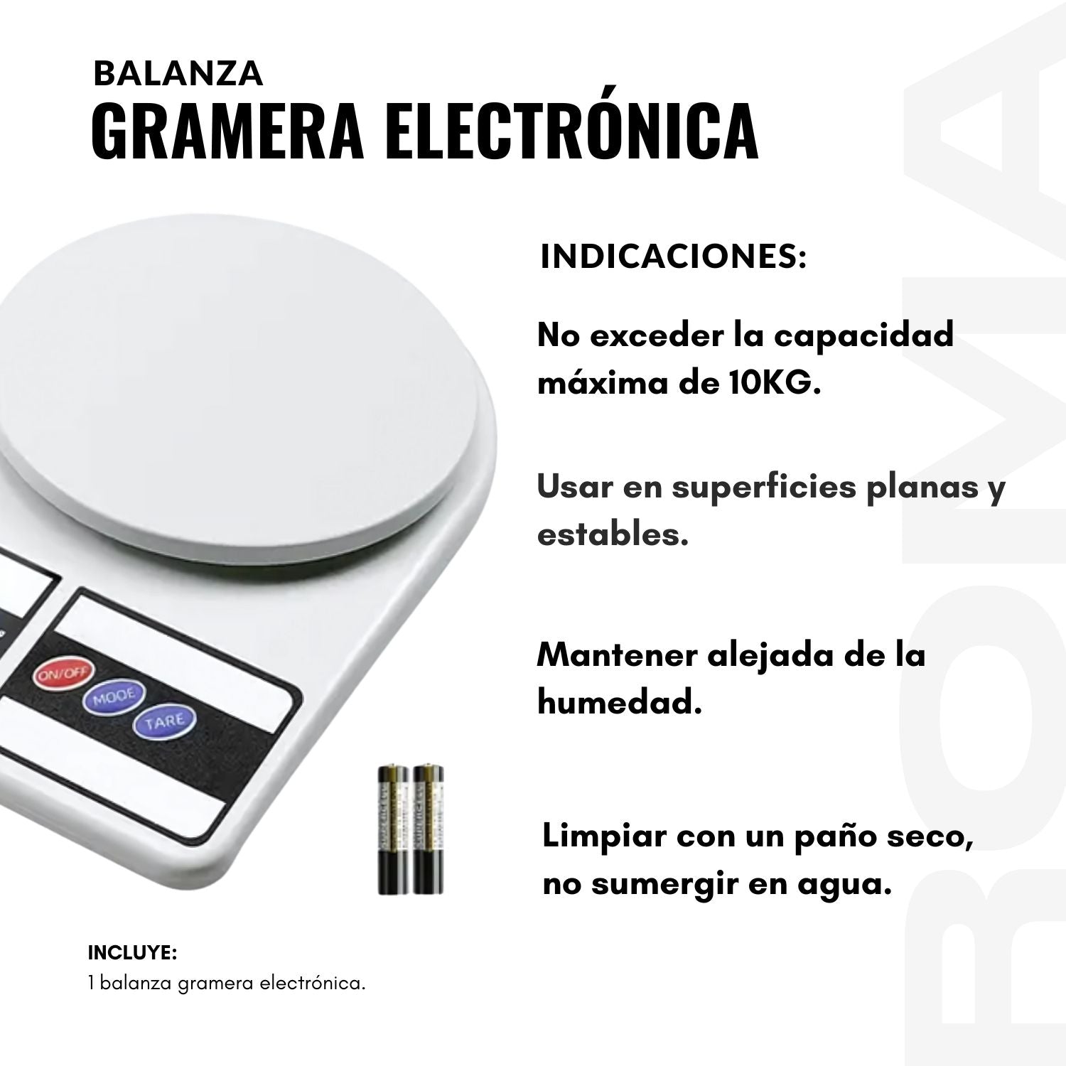 BALANZA GRAMERA ELECTRÓNICA