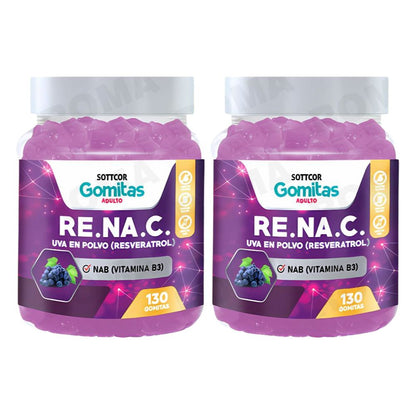 GOMITAS RESVERATROL 130UND