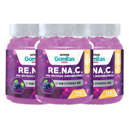 GOMITAS RESVERATROL 130UND