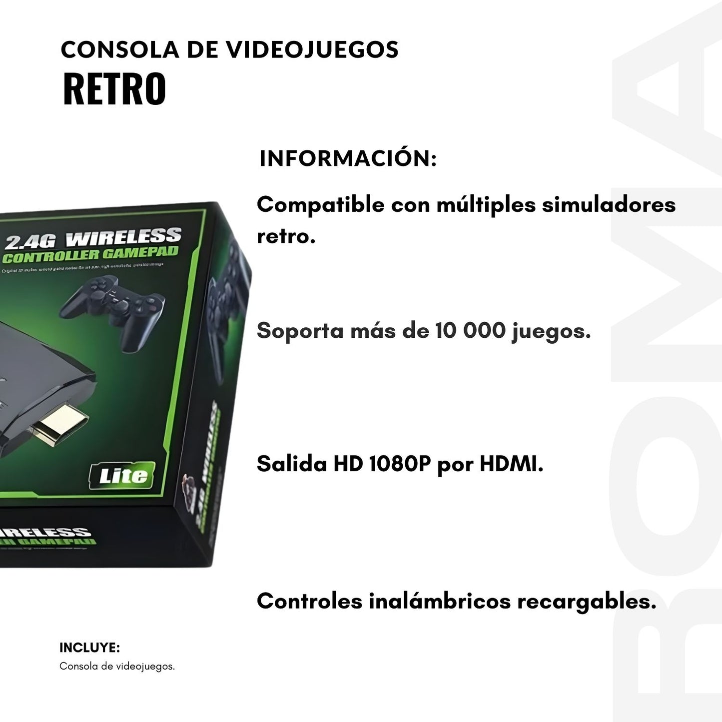 CONSOLA DE VIDEOJUEGOS RETRO
