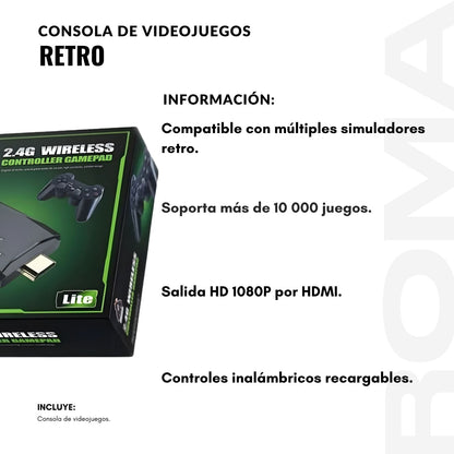 CONSOLA DE VIDEOJUEGOS RETRO