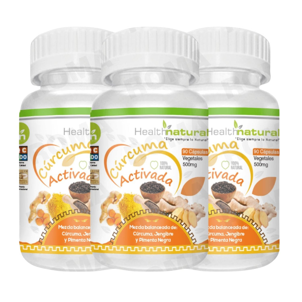 CÚRCUMA ACTIVADA HEALTHNATURAL 500MG