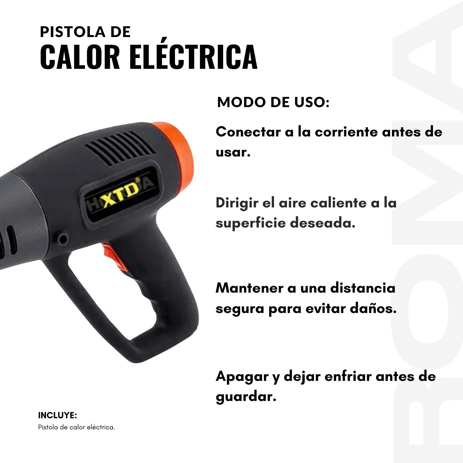 PISTOLA DE CALOR ELÉCTRICA