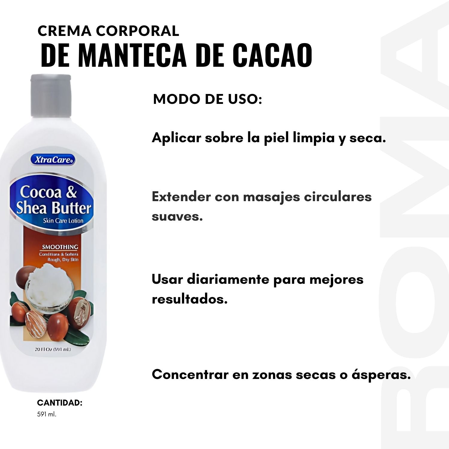 CREMA CORPORAL DE MANTECA DE CACAO 591ML