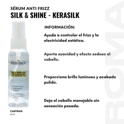 SÉRUM ANTI FRIZZ SILK & SHINE 60ML KERASILK