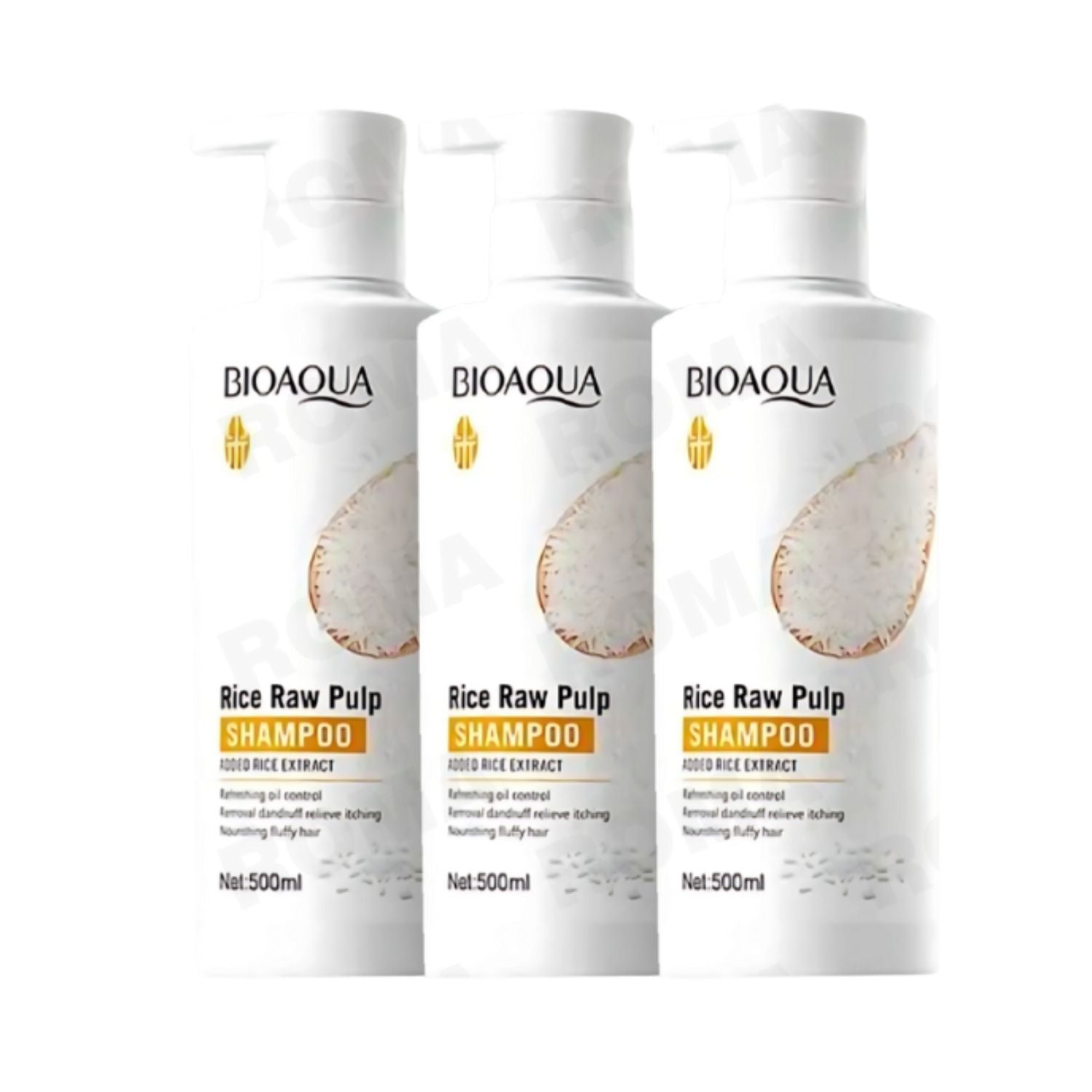 SHAMPOO DE ARROZ BIOAQUA 500ML