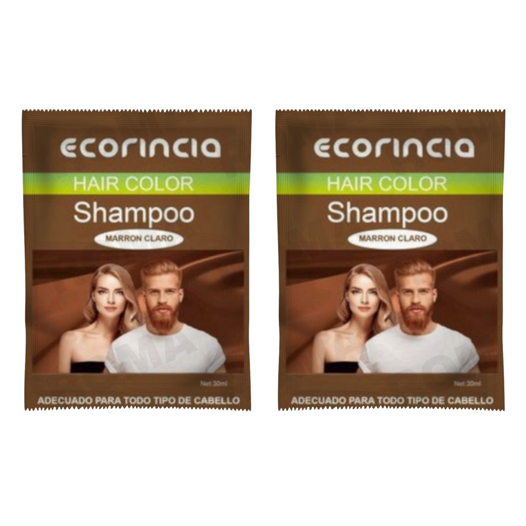 SHAMPOO TINTA EN SACHET 30ML – MARRÓN CLARO