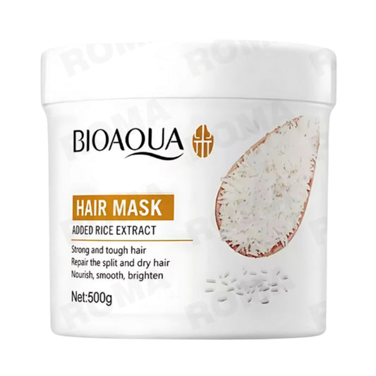 MASCARILLA CAPILAR DE ARROZ BIOAQUA  500ML
