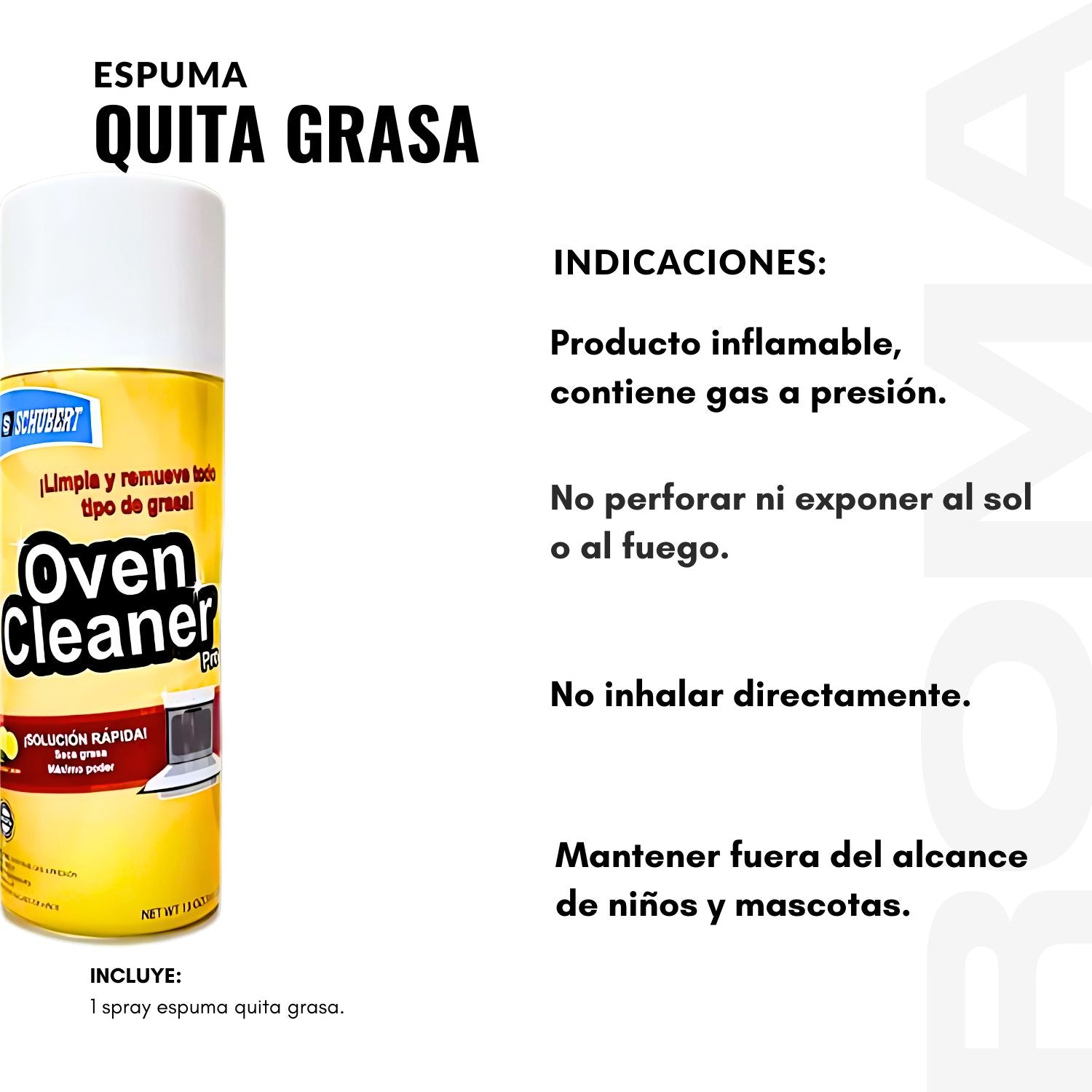 ESPUMA QUITA GRASA