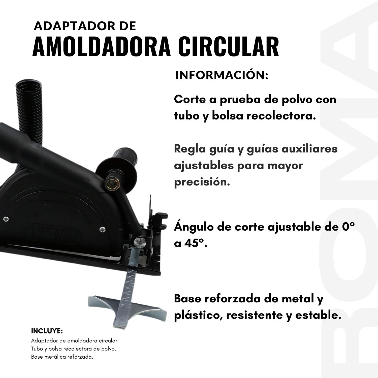 ADAPTADOR DE AMOLDADORA CIRCULAR