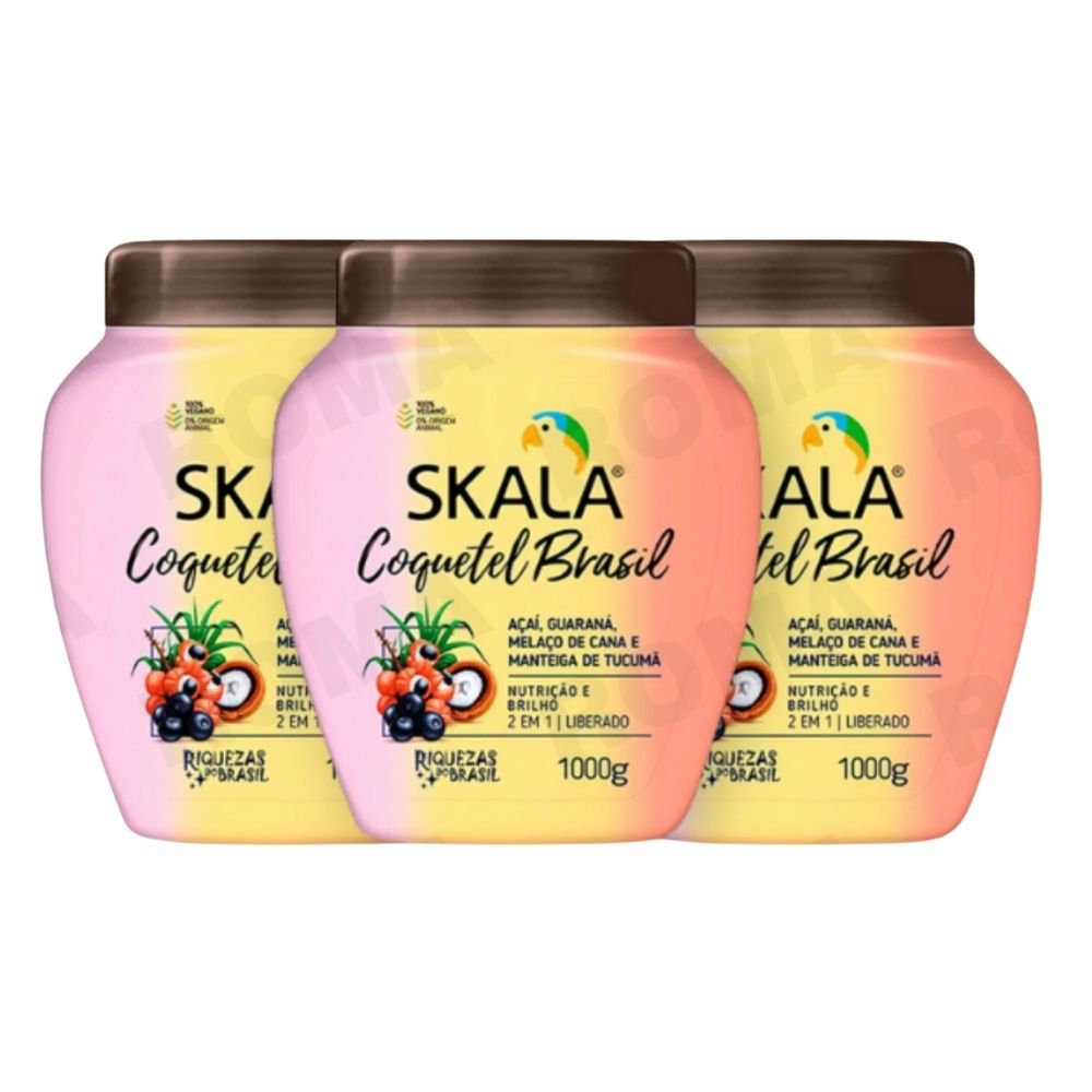 CREMA TRATAMIENTO CAPILAR SKALA COQUETEL BRASIL
