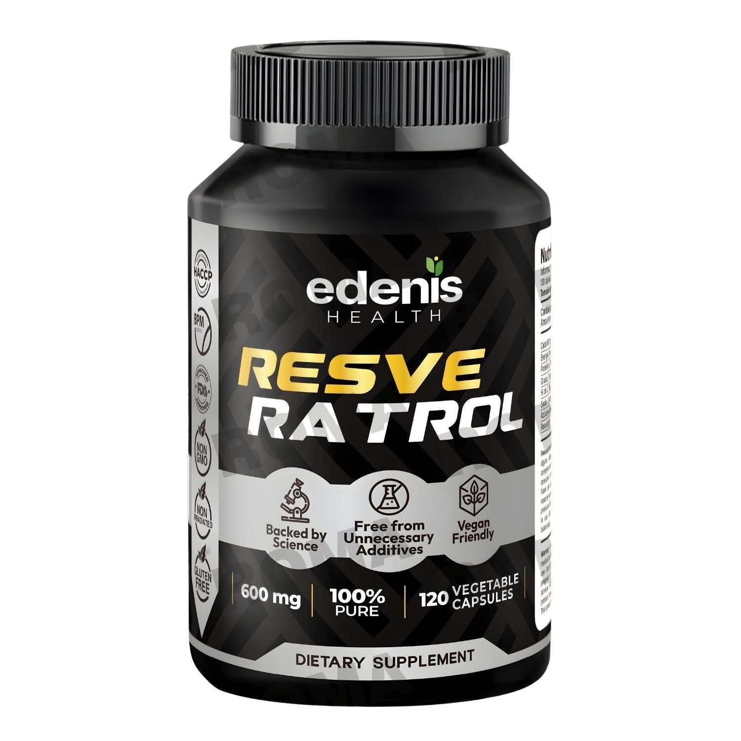 RESVERATROL 120 CÁPSULAS EDENIS HEALTH