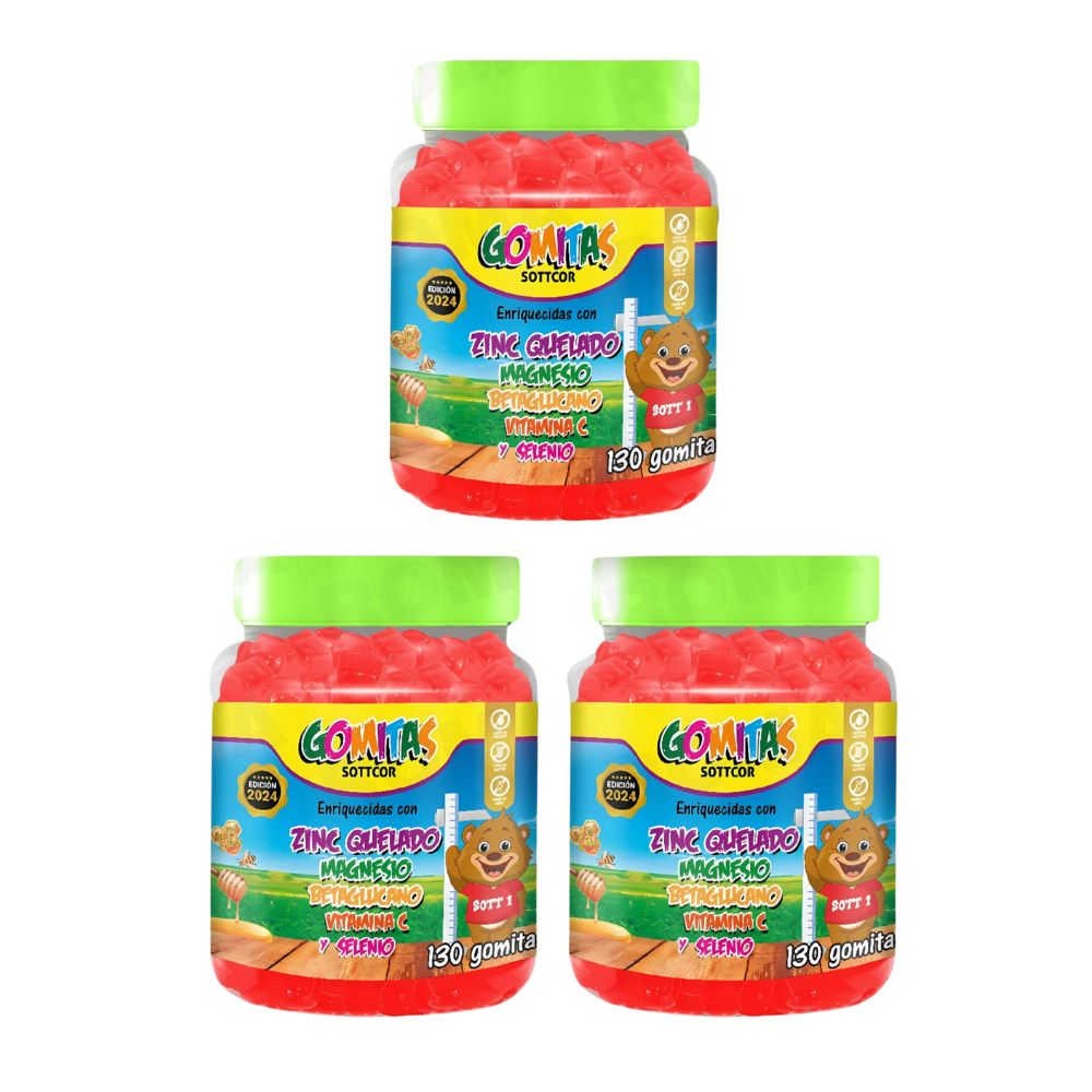 GOMITAS ZINC NIÑOS 130UND