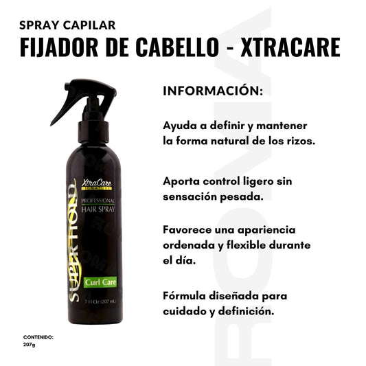 SPRAY CAPILAR – FIJADOR DE CABELLO - XTRACARE