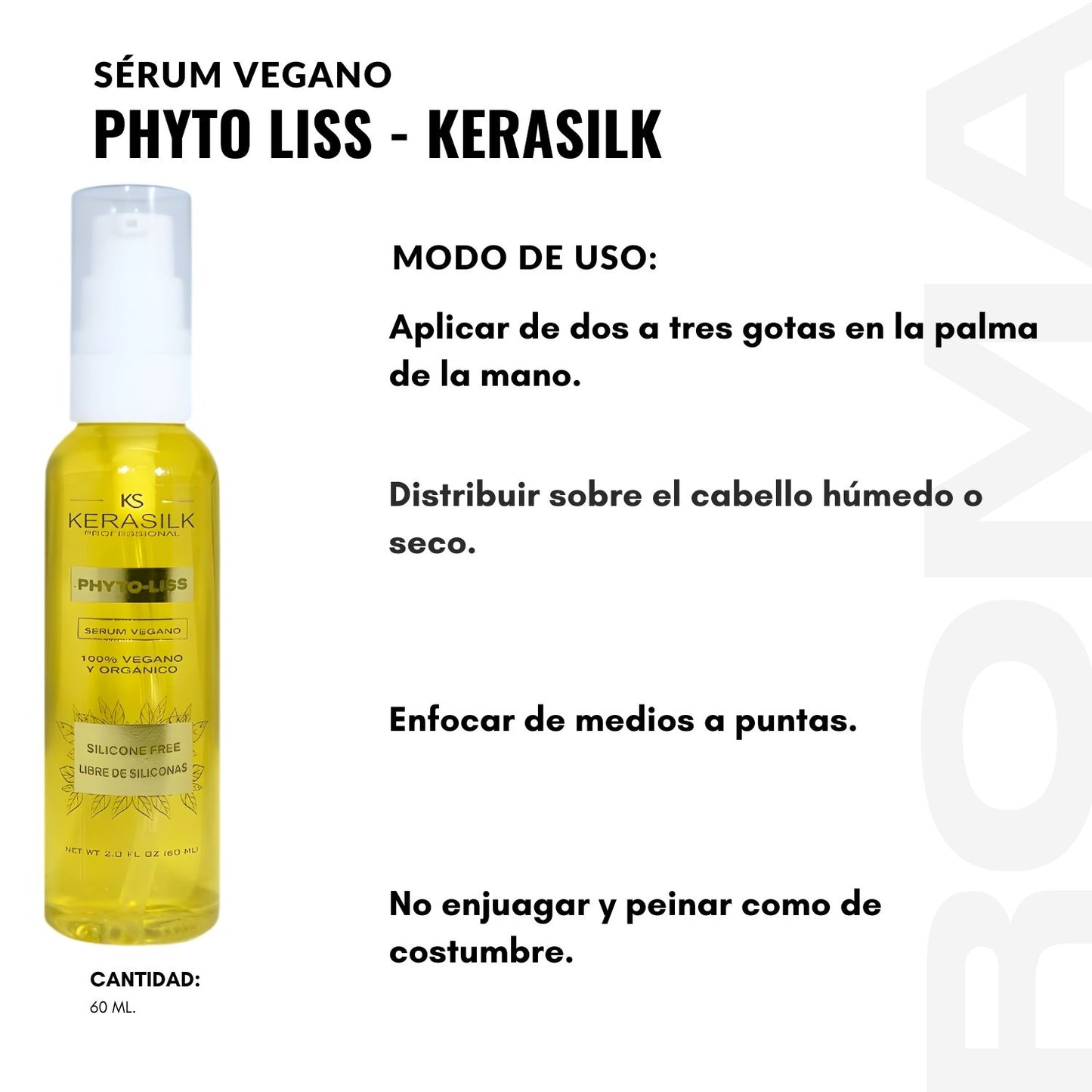SÉRUM VEGANO PHYTO LISS 60ML KERASILK