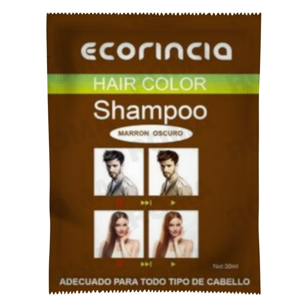 SHAMPOO TINTA EN SACHET 30ML – MARRÓN OSCURO