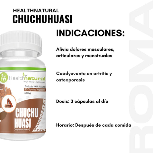 CHUCHUHUASI HEALTHNATURAL 500MG