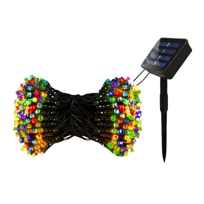 LUCES CON PANEL SOLAR MULTICOLOR 20 METROS