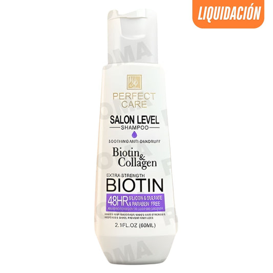 SHAMPOO BIOTINA Y COLÁGENO 60ML PERFECT CARE