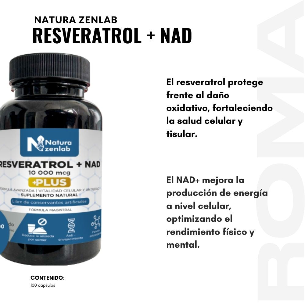 RESVERATROL + NAD PLUS+