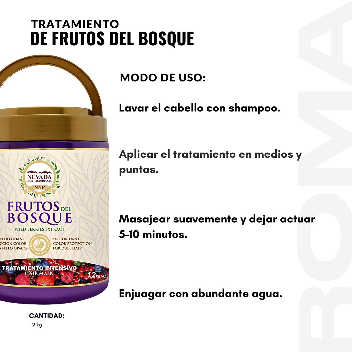 TRATAMIENTO DE FRUTOS DEL BOSQUE 1.2KG