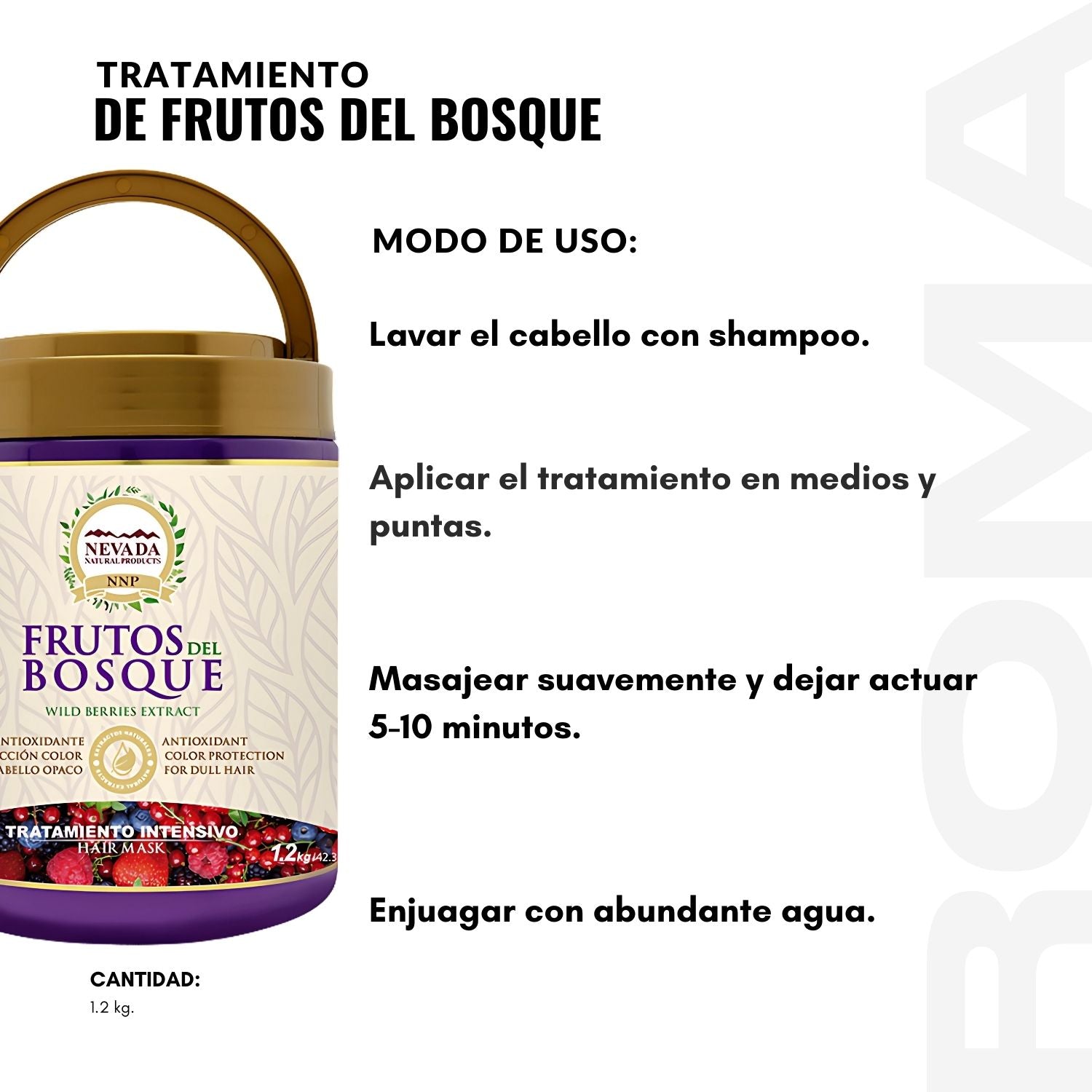 TRATAMIENTO DE FRUTOS DEL BOSQUE 1.2KG