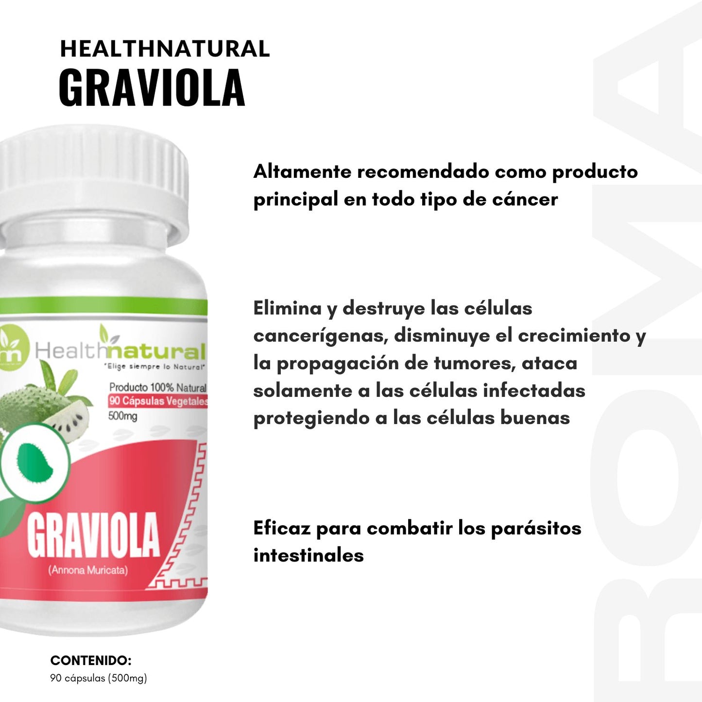 GRAVIOLA HEALTHNATURAL 500MG
