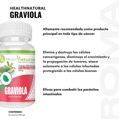 GRAVIOLA HEALTHNATURAL 500MG