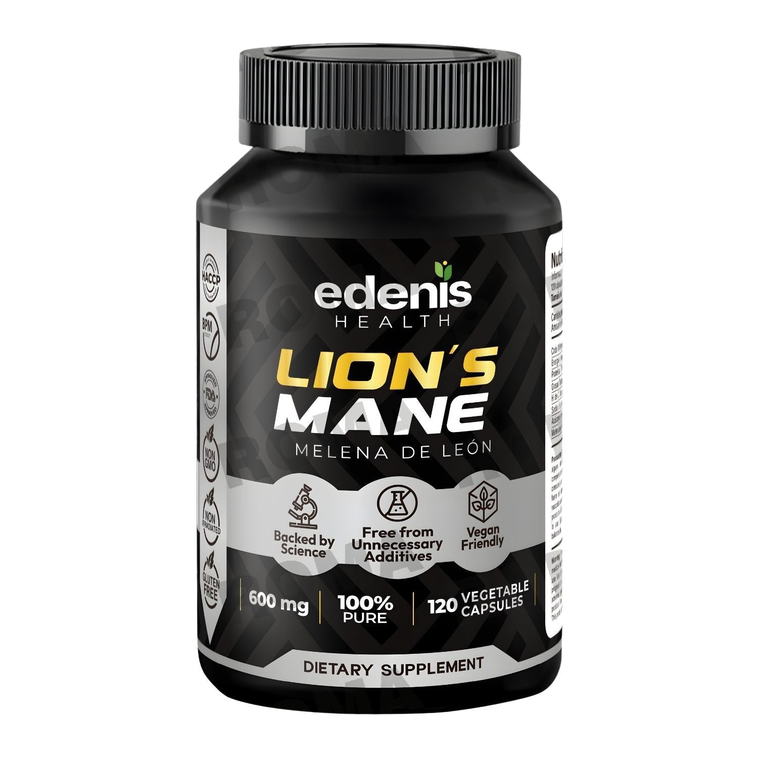 MELENA DE LEÓN 120 CÁPSULAS EDENIS HEALTH