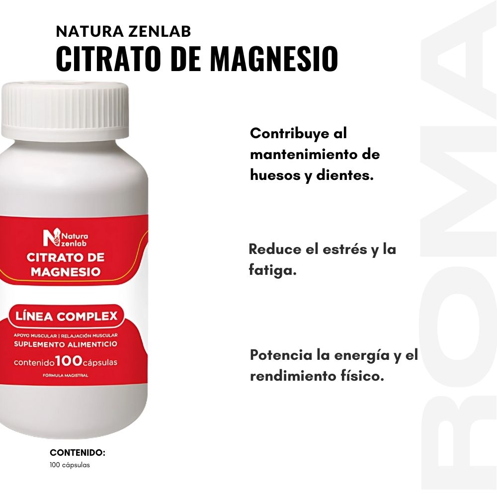 CITRATO DE MAGENSIO COMPLEX 400MG
