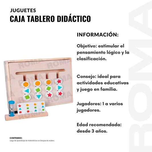 CAJA TABLERO DIDÁCTICO