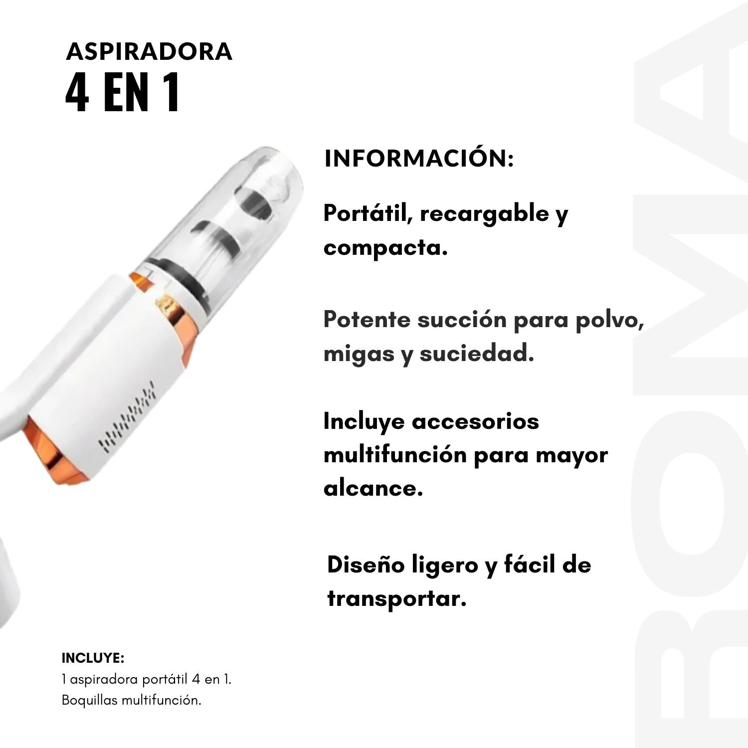 ASPIRADORA 4 EN 1