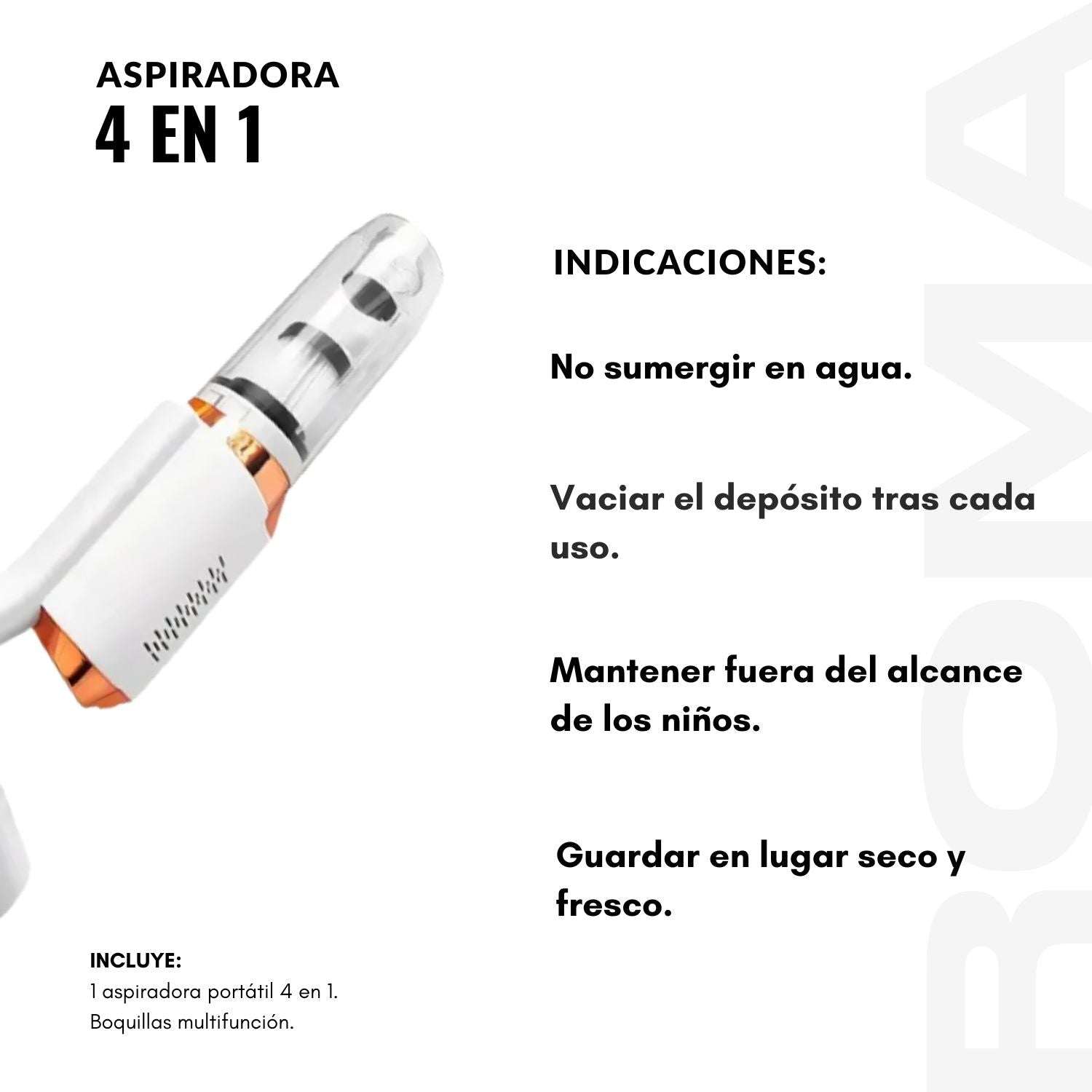 ASPIRADORA 4 EN 1