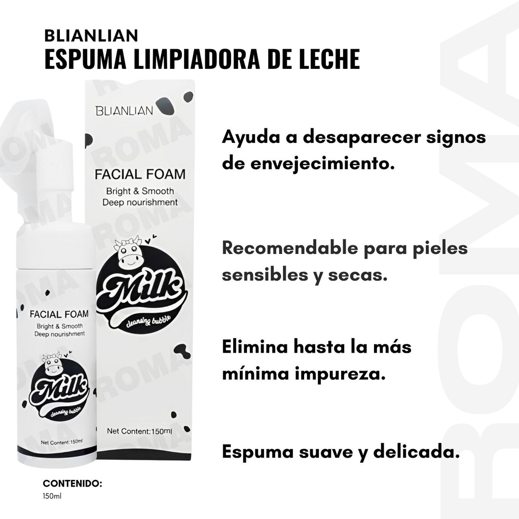 ESPUMA LIMPIADORA DE LECHE BRIANLIAN 150 ML