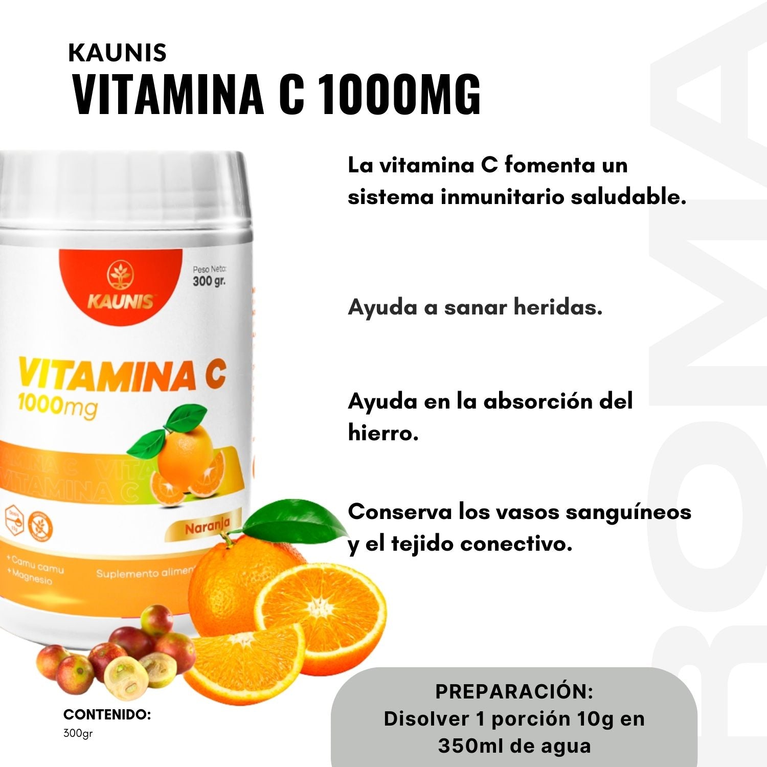VITAMINA C EN POLVO 300G