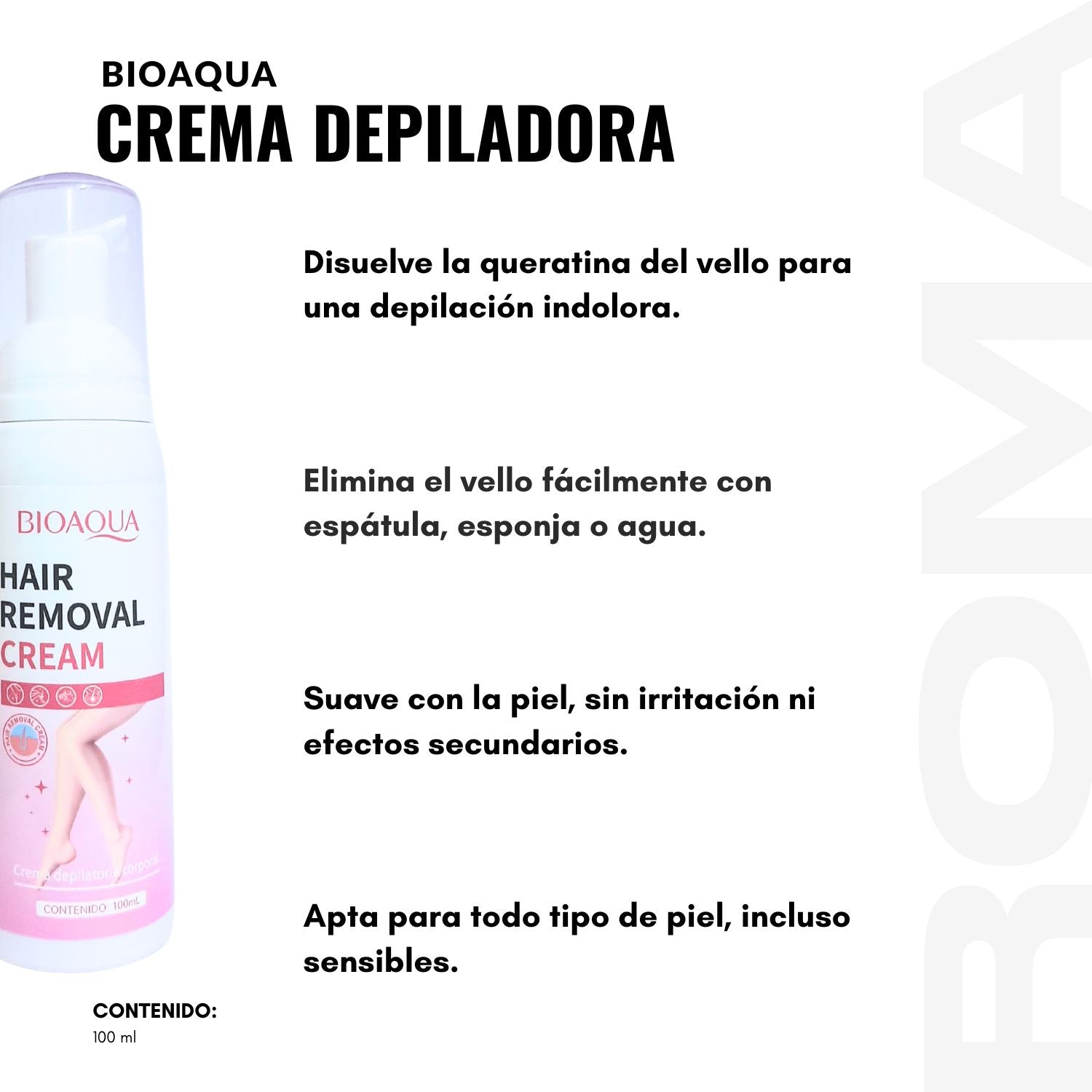CREMA DEPILADORA FEMENINA 100ML
