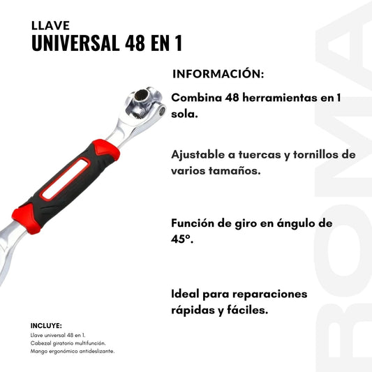 LLAVE UNIVERSAL 48 EN 1