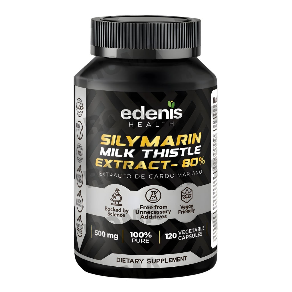 EXTRACTO DE CARDO MARIANO 80% 120 CÁPSULAS EDENIS HEALTH